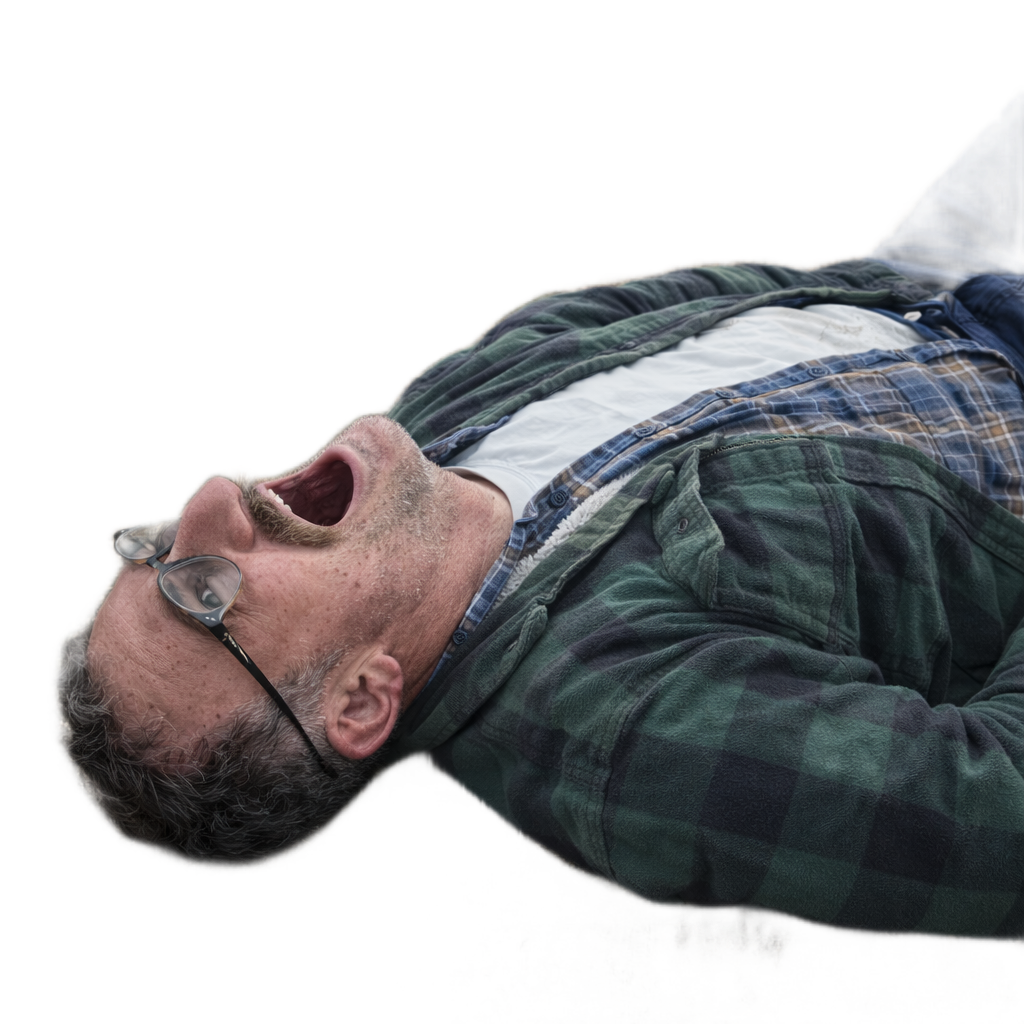 Head pointing left (hero)